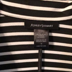 Ashley Stewart Jackets & Coats - Ruched sleeve pinstripe blazer Ashley Stewart Jackets & Coats - Ruched sleeve pinstripe blazer
